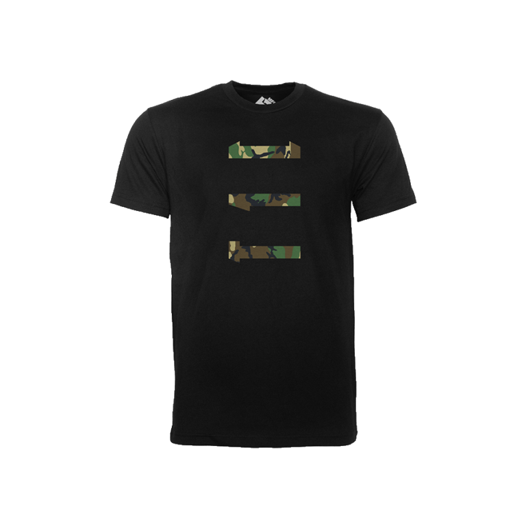 T1C - WOODLAND 3 BAR - T-SHIRT