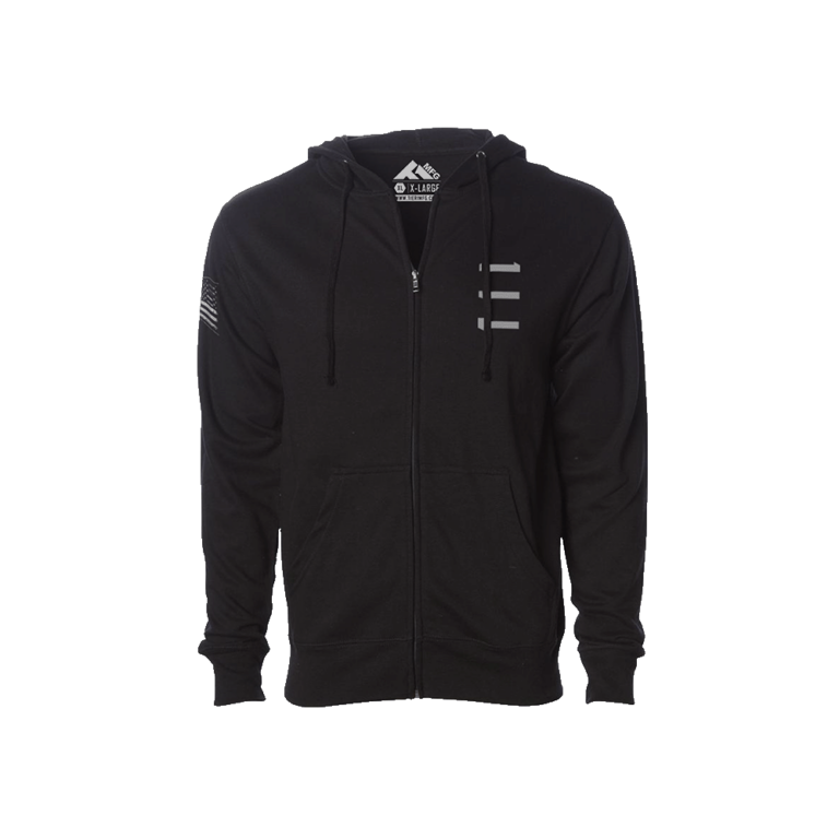 T1C - 3 BAR Zip Up Hoodie