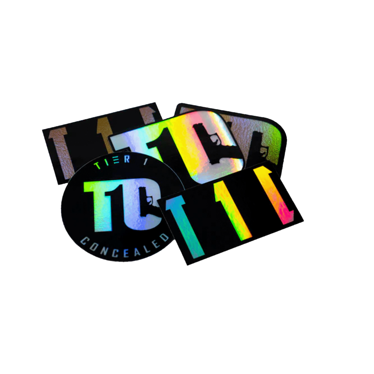 HOLOGRAPHIC T1C STICKERS